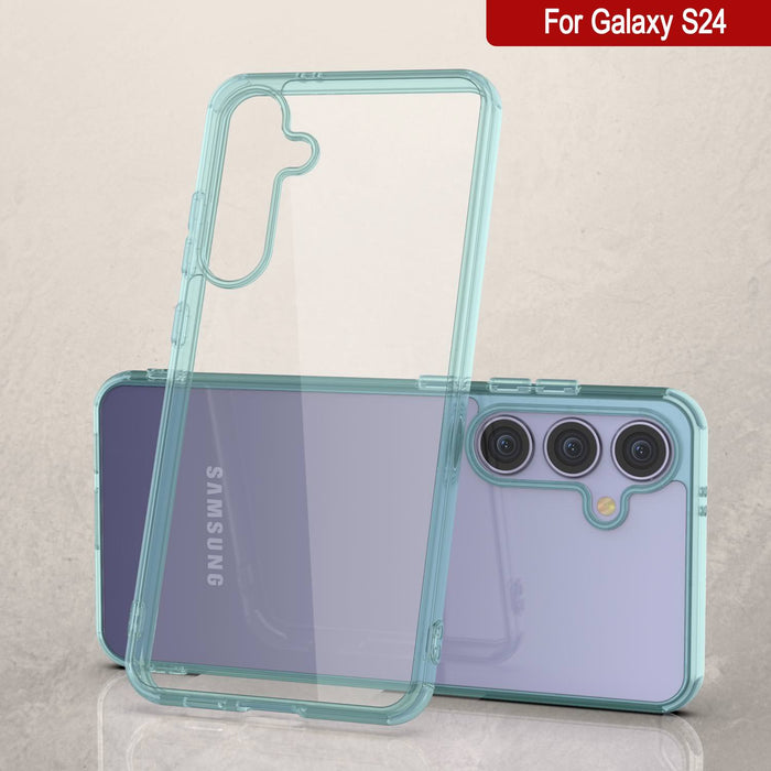 Galaxy S25 Case [Clear Acrylic Series] [Non-Slip] For Galaxy S25 [Teal]