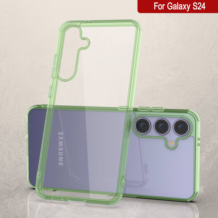 Galaxy S25 Case [Clear Acrylic Series] [Non-Slip] For Galaxy S25 [Green]