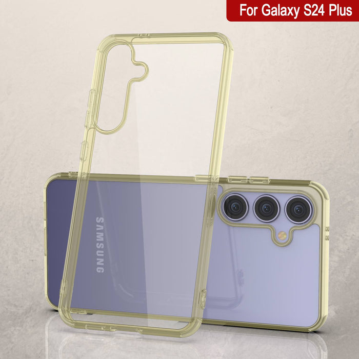 Galaxy S25 Plus Case [Clear Acrylic Series] [Non-Slip] For Galaxy S25 Plus [Yellow]