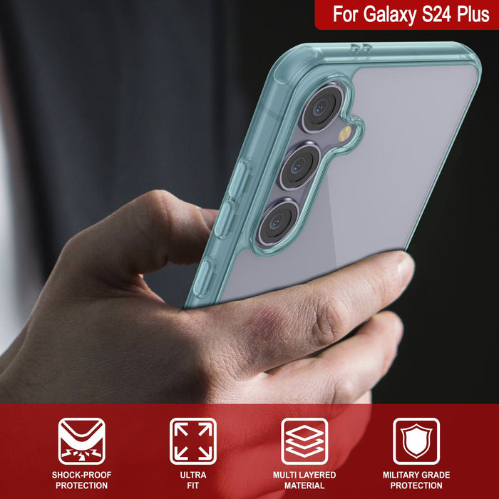 Galaxy S25 Plus Case [Clear Acrylic Series] [Non-Slip] For Galaxy S25 Plus [Teal]