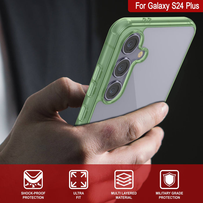 Galaxy S25 Plus Case [Clear Acrylic Series] [Non-Slip] For Galaxy S25 Plus [Green]