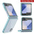 Galaxy Z Flip6 Case [Clear Acrylic Series] [Non-Slip] For Galaxy Z Flip6 [Teal]