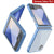 Galaxy Z Flip6 Case [Clear Acrylic Series] [Non-Slip] For Galaxy Z Flip6 [Blue]