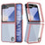 Galaxy Z Flip6 Case [Clear Acrylic Series] [Non-Slip] For Galaxy Z Flip6 [Red]