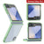 Galaxy Z Flip6 Case [Clear Acrylic Series] [Non-Slip] For Galaxy Z Flip6 [Green]