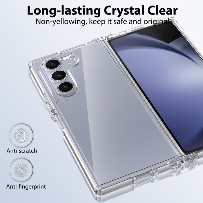 Galaxy Z Fold6 Case [Clear Acrylic Series] [Non-Slip] For Galaxy Z Fold6 [Grey]