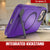 PunkCase iPhone 13 Case, [Spartan X Series] Rugged Heavy Duty Cover W/Kickstand+MagRing [purple]