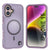 PunkCase iPhone 16 Case, [Spartan 2.0 Series] Clear Rugged Heavy Duty Cover W/Built in Screen Protector [lilac]