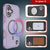 PunkCase iPhone 16 Case, [Spartan 2.0 Series] Clear Rugged Heavy Duty Cover W/Built in Screen Protector [lilac]