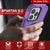 PunkCase iPhone 16 Pro Case, [Spartan 2.0 Series] Clear Rugged Heavy Duty Cover W/Built in Screen Protector [purple]