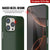 Punkcase iPhone 16 Pro Max Carbon Fiber Case [AramidShield Series] Ultra Slim & Light Kevlar [Green]