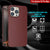 Punkcase iPhone 16 Pro Max Carbon Fiber Case [AramidShield Series] Ultra Slim & Light Kevlar [Red]