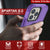 PunkCase iPhone 16 Pro Max Case, [Spartan 2.0 Series] Clear Rugged Heavy Duty Cover W/Built in Screen Protector [purple]