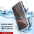 iPhone 16 Pro Waterproof IP68 Case, Punkcase [White] [StudStar Series] [Slim Fit] [Dirtproof]