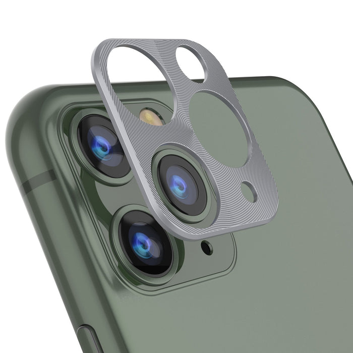 Punkcase iPhone 11 Pro Camera Protector Ring [Silver] (Color in image: Silver)