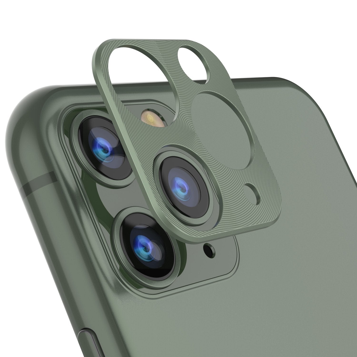 Punkcase iPhone 11 Pro Camera Protector Ring [Green] (Color in image: Green)