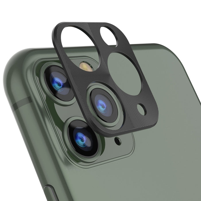 Punkcase iPhone 11 Pro Camera Protector Ring [Black] (Color in image: Black)