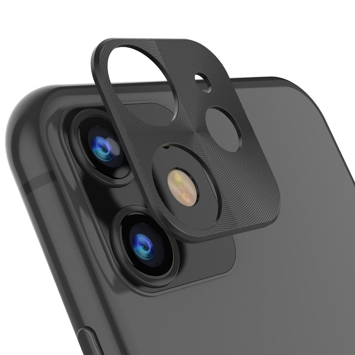 Punkcase iPhone 11 Camera Protector Ring [Black] (Color in image: Black)