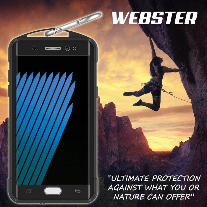 Galaxy Note FE Waterproof Case, Punkcase WEBSTER Series, Transparent | Heavy Duty Armor Cover