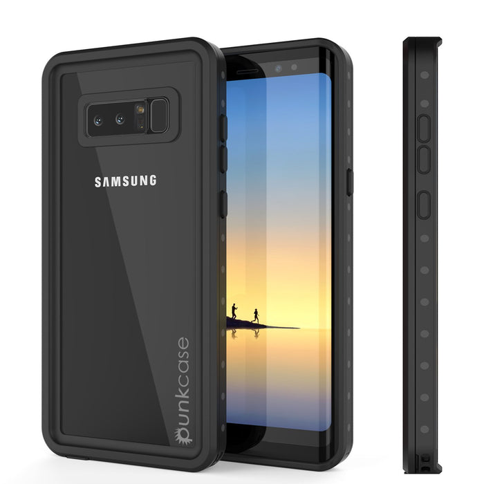 Galaxy Note 8 Waterproof Case Punkсase StudStar Clear Thin 6.6ft Underwater IP68 Shock/Snow Proof (Color in image: clear)