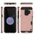 Galaxy S9 Case, PUNKcase [SLOT Series] [Slim Fit] Dual-Layer Armor Cover w/Integrated Anti-Shock System, Credit Card Slot [Rose Gold] (Color in image: Pink)