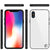 iPhone 8 Case, Punkcase GlassShield Ultra Thin Protective 9H Full Body Tempered Glass Cover W/ Drop Protection & Non Slip Grip for Apple iPhone 7 / Apple iPhone 8 (White) 