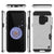 Galaxy S9 Case, PUNKcase [SLOT Series] [Slim Fit] Dual-Layer Armor Cover w/Integrated Anti-Shock System, Credit Card Slot & Screen Protector [White] (Color in image: Navy)