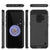 Galaxy S9 Case, PUNKcase [SLOT Series] [Slim Fit] Dual-Layer Armor Cover w/Integrated Anti-Shock System, Credit Card Slot [Black] (Color in image: Navy)
