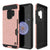 Galaxy S9 Case, PUNKcase [SLOT Series] [Slim Fit] Dual-Layer Armor Cover w/Integrated Anti-Shock System, Credit Card Slot [Rose Gold] (Color in image: Rose)