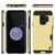 Galaxy S9 Plus Case, PUNKcase [SLOT Series] [Slim Fit] Dual-Layer Armor Cover w/Integrated Anti-Shock System [Gold] (Color in image: Navy)