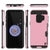 Galaxy S9 Case, PUNKcase [SLOT Series] [Slim Fit] Dual-Layer Armor Cover w/Integrated Anti-Shock System, Credit Card Slot [Pink] (Color in image: Navy)