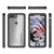 iPhone 8+ Plus Waterproof Case, Ghostek® Atomic 3.0 Black Series | Underwater | Touch-ID (Color in image: Silver)