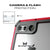 iPhone 8+ Plus Waterproof Case, Ghostek® Atomic 3.0 Black Series | Underwater | Touch-ID 