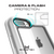 iPhone 8+ Plus Waterproof Case, Ghostek® Atomic Series | Shockproof | Dirt-proof | Snow-proof | Ultra Fit | [TEAL] (Color in image: Red)