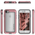 iPhone 8 Waterproof Case, Ghostek® Atomic Series | Shockproof | Dirt-proof | Snow-proof | Ultra Fit | [PINK] (Color in image: Gold)
