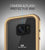 Galaxy S7 EDGE Waterproof Case, Ghostek Atomic 2.0 Gold Shock/Dirt/Snow Proof | Lifetime Warranty (Color in image: Silver)