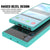 Galaxy Note 10 Punkcase Lucid-2.0 Series Slim Fit Armor Teal Case Cover (Color in image: Clear)