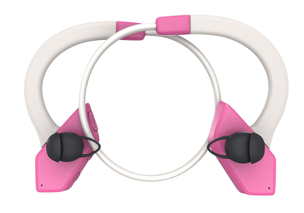Headphones Bluetooth, Ghostek Earblades Pink Sweatproof Bluetooth 4.1 Headphones Water Resistant (Color in image: white)