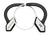 Headphones Bluetooth Ghostek Earblades White/Black Sweatproof Bluetooth4.1 Headphones WaterResistant (Color in image: white)
