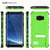 Protector [PURPLE]Galaxy S8 Waterproof Case, Punkcase [KickStud Series] [Slim Fit] [IP68 Certified] [Shockproof] [Snowproof] Armor Cover [Green] (Color in image: Red)