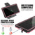 PunkCase Galaxy Note 10+ Plus Waterproof Case, [KickStud Series] Armor Cover [Pink] (Color in image: Green)