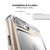 iPhone 7+ Plus Case, Ghostek® Cloak 2.0 Black w/ ExplosionProof Screen Protector | Aluminum Frame (Color in image: Red)