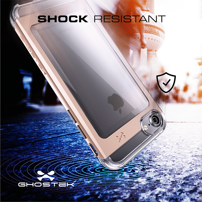 iPhone 8 Case, Ghostek® Cloak 2.0 Series for Apple iPhone 8 Slim Protective Armor Case Cover | Explosion-Proof Screen Protector | Aluminum Frame | TPU Shell | Warranty | Ultra Fit (Silver) 