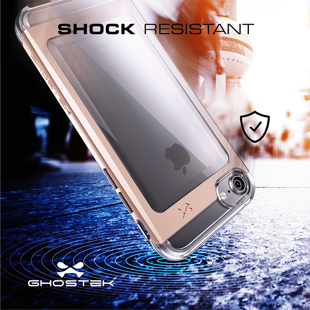 iPhone 8 Case, Ghostek® Cloak 2.0 Series for Apple iPhone 8 Slim Protective Armor Case Cover | Explosion-Proof Screen Protector | Aluminum Frame | TPU Shell | Warranty | Ultra Fit (Pink) 
