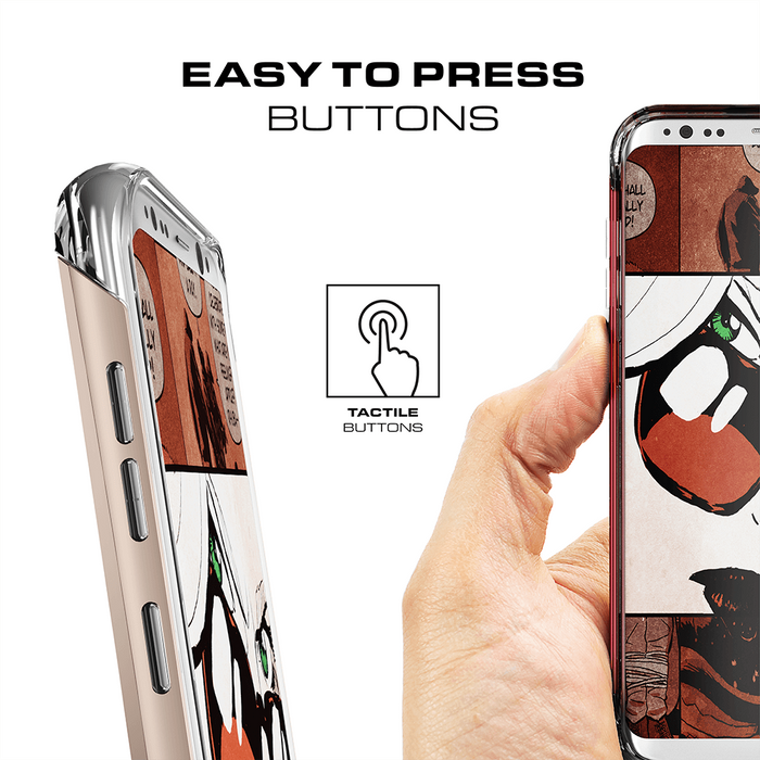 EASY TO PRESS BUTTONS BUTTONS (Color in image: Silver)