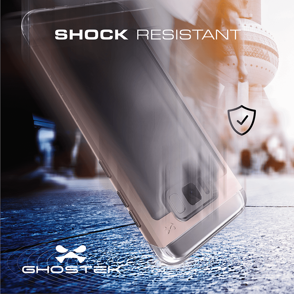 Galaxy S8 Plus Case, Ghostek® Cloak 2.0 Black w/ ExplosionProof Screen Protector | Aluminum Frame 