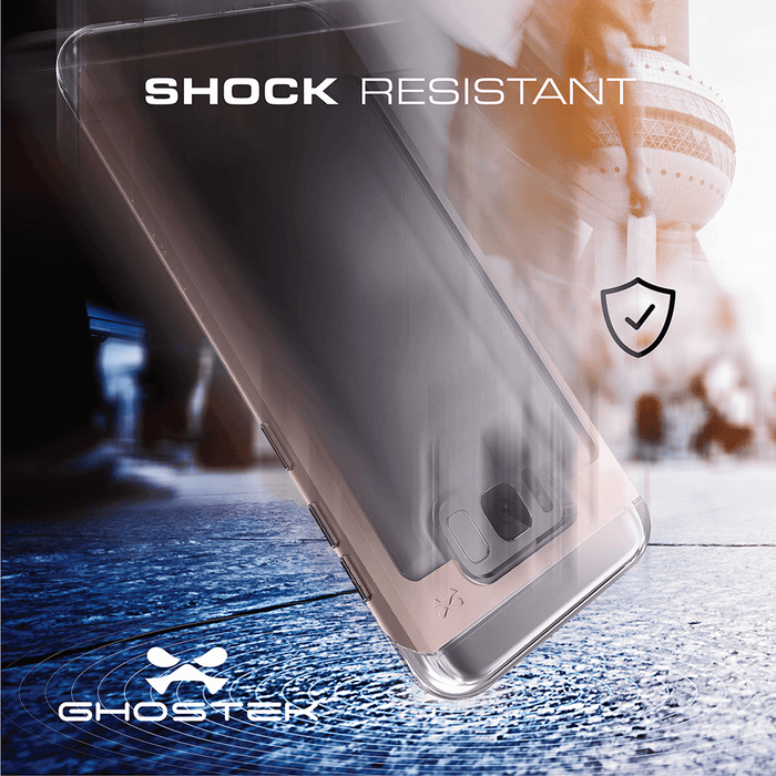 Galaxy S8 Case, Ghostek® Cloak 2.0 Black w/ ExplosionProof Screen Protector | Aluminum Frame 