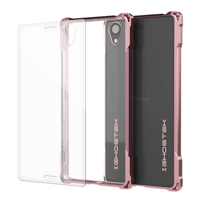 Xperia X Case, Ghostek® Covert Peach Seriesr | Clear TPU | Warranty | Screen Protector | Ultra Fit (Color in image: Peach)