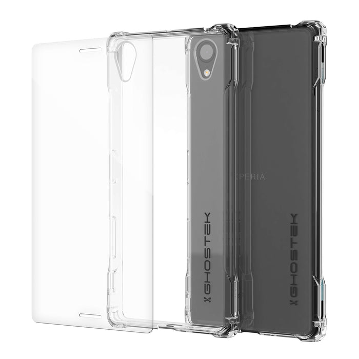 Xperia X Case, Ghostek® Covert Clear Series | Clear TPU | Warranty | Screen Protector | Ultra Fit (Color in image: Clear)
