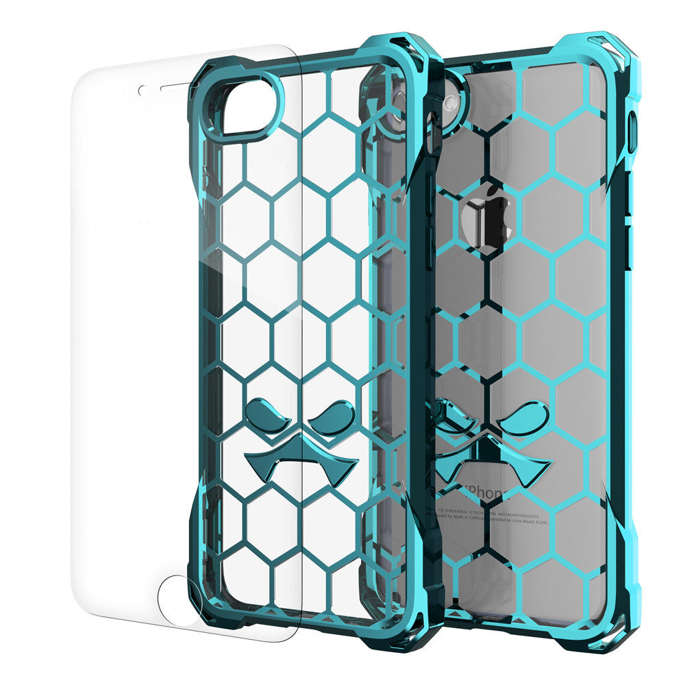 iPhone 7 Case, Ghostek® Covert Teal, Premium Impact Protective Armor | Lifetime Warranty Exchange (Color in image: teal)